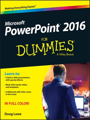 cover image of PowerPoint 2016 For Dummies
